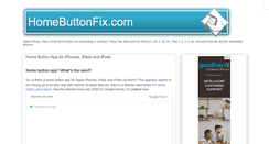 Desktop Screenshot of homebuttonfix.com